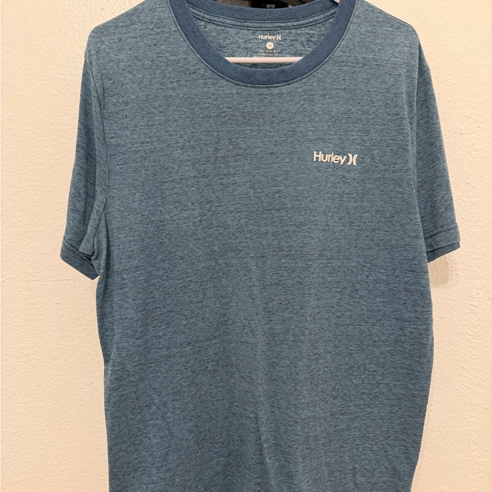 Hurley Heathered Blue Crew Neck Tee